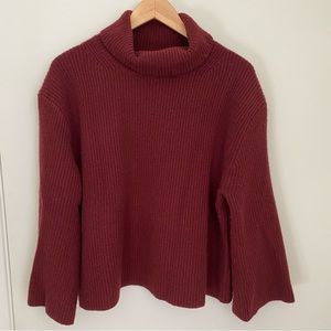 J CREW Wool and recycled cashmere relaxed turtleneck